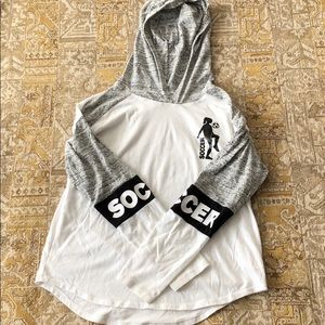 Justice girls soccer hoodie